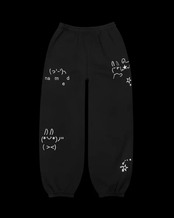 COLLECTIVE MALFUNCTION SWEATPANTS BLACK