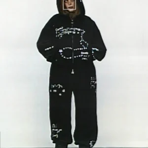 COLLECTIVE MALFUNCTION SWEATPANTS BLACK