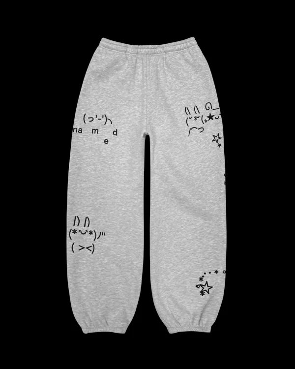 COLLECTIVE MALFUNCTION SWEATPANTS GREY MARL