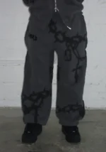 Chains Sweatpants Cast Iron-1