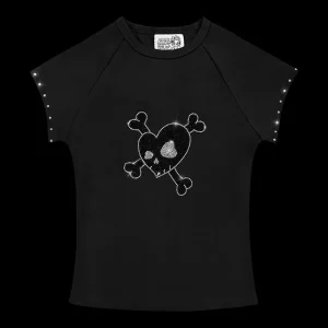 FATAL RHINESTONE BABY TEE