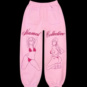 GIRLFRIEND SWEATPANTS PINK POISON