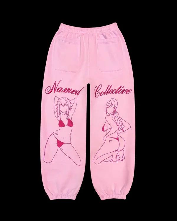 GIRLFRIEND SWEATPANTS PINK POISON