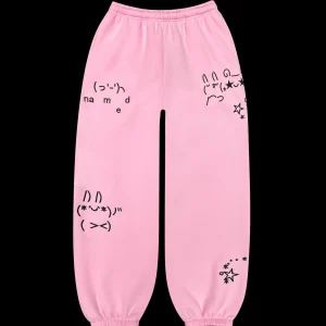 MALFUNCTION SWEATPANTS BABY PINK