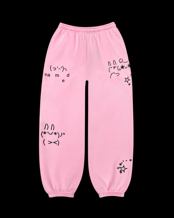 MALFUNCTION SWEATPANTS BABY PINK