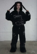 Malfunction Sweatpants Black-1