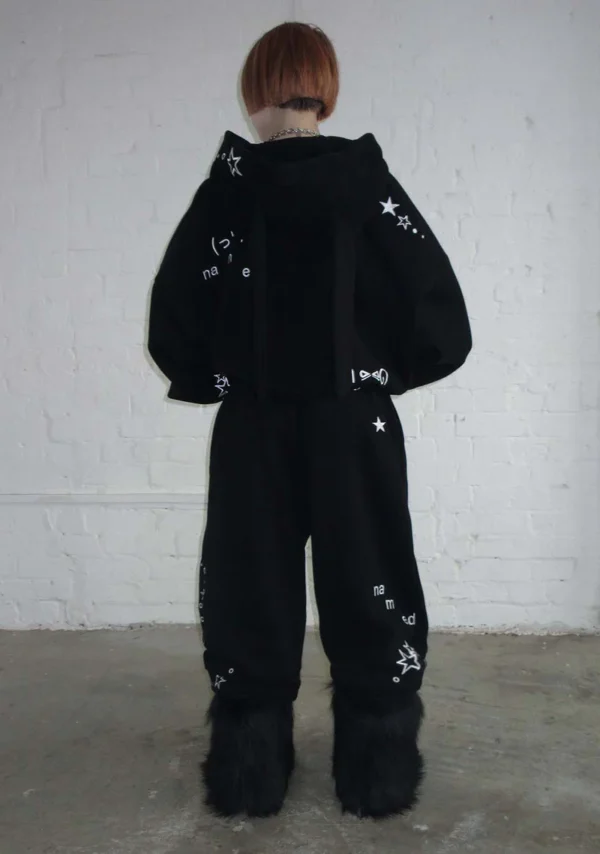 Malfunction Sweatpants Black-2