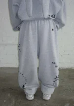 Malfunction Sweatpants Grey Marl-3