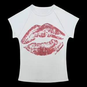 SMOOCH BABY WHITE TEE SHIRT 