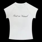 TRUST IN NAMED BABY TEE WHITE