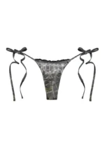 Enemy Rhinestone Bikini Bottoms Tree Camo
