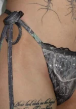 Enemy Rhinestone Bikini Bottoms Tree Camo-3