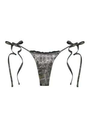 Enemy Rhinestone Bikini Bottoms Tree Camo