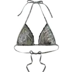 Enemy Rhinestone Bikini Top Tree Camo