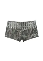 Enemy Rhinestone Micro Hotpant Shorts Tree Camo