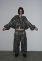 Enemy Rhinestone Sweatpants Tree Camo-2