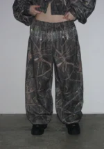 Enemy Rhinestone Sweatpants Tree Camo-3