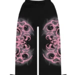 Euphoria Puff Print Oversized Sweatpants Black