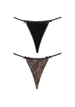 Feral Hardware Charm Mesh G-string (2 Pack)