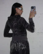 Named Collective Blade Camo Velour Night Hoodie