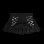 Named Collective Confessions Rhinestone Black Skirt Short