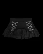 Named Collective Confessions Rhinestone Black Skirt Short