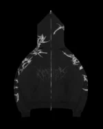 Named Collective Crash Rhinestone Zip Black Hoodie