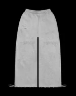 Named Collective Curse Distressed Grey Marl Sweatpants