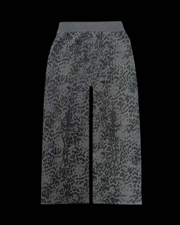 Named Collective Daggers Leg Night Leopard Sweatpants
