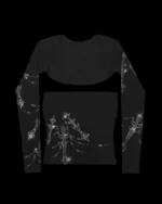 Named Collective Daggers Rhinestone Two Piece Set Tube Top