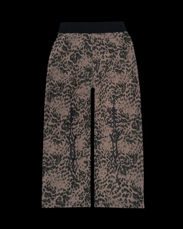 Named Collective Daggers Straight Leopard Sweatpants