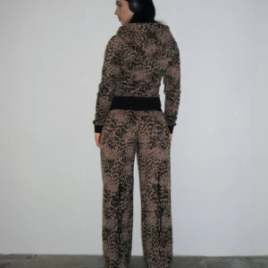 Named Collective Daggers Straight Leopard Sweatpants