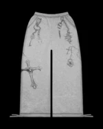 Named Collective Destroy Grey Marl Sweatpants