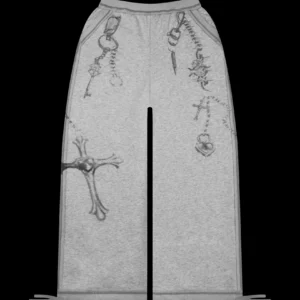 Named Collective Destroy Grey Marl Sweatpants