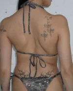 Named Collective Enemy Rhinestone Tree Camo Bikini Bottoms