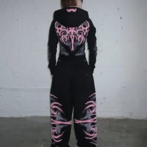 Named Collective Euphoria Puff Print Black Sweatpants