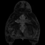 Named Collective Feral Faux Fur Bomber Black Jacket