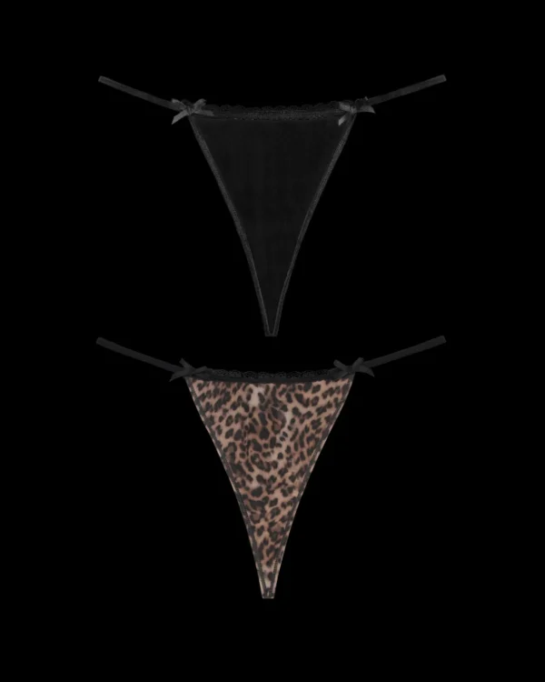Named Collective Feral Hardware Charm Mesh G-string (2 Pack)