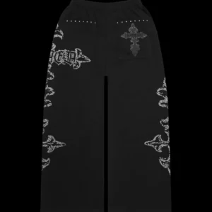 Named Collective Feral Studded Black Sweatpants
