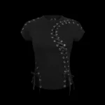 Named Collective Ghost Lace Up Corset Baby Black Tee