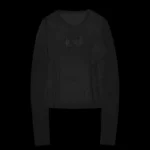 Named Collective Ghost Sheer Mesh Long Sleeve Black Top