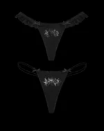 Named Collective Ghost Thong Black (2 Pack)