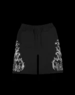 Named Collective Nocturnal Rhinestone Black Shorts