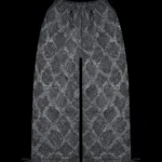 Named Collective Nocturnal Snakeskin Textured Sweatpants Black