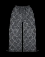 Named Collective Nocturnal Snakeskin Textured Sweatpants Black