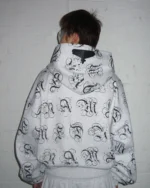 Named Collective Signature Grey Marl HoodieN