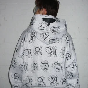 Named Collective Signature Grey Marl HoodieN