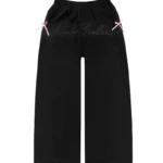 PRINC355 Ribbon Sweatpants Black