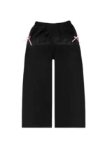 PRINC355 Ribbon Sweatpants Black