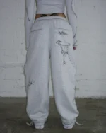 Named Collective Destroy Grey Marl Sweatpants